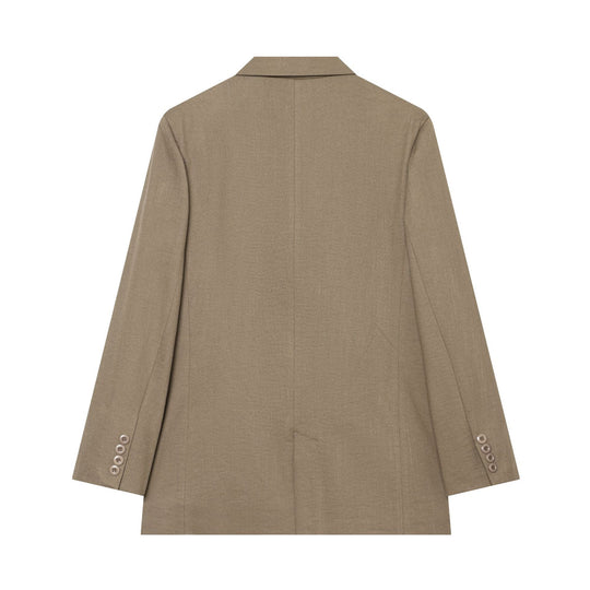 Damen Kastenblazer mit Drei‑Knopf‑Verschluss, Pattentaschen und leichter Schulterpolsterung Nord Taschen