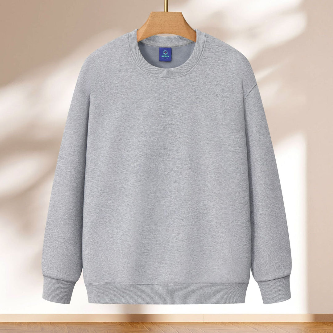 Damen lässiges Sweatshirt mit breiten Schultern und weichem Innenfutter
