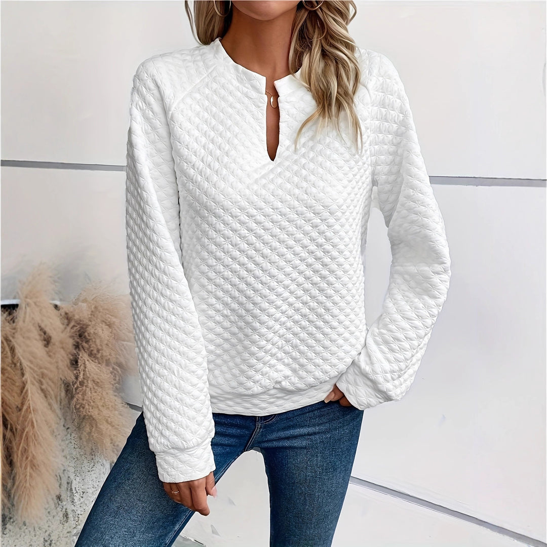 Damen Modischer Stehkragen Pullover Nord Taschen