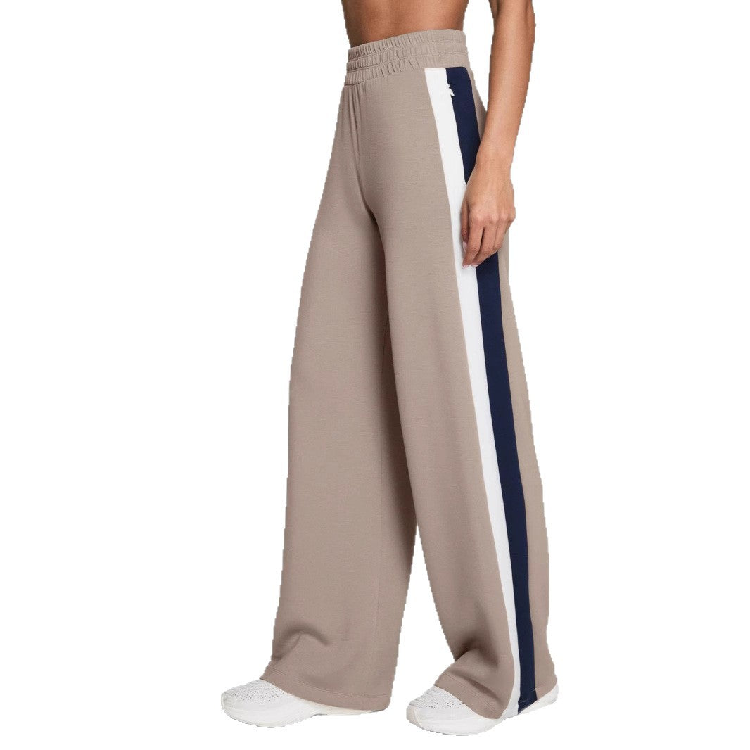 Damen Sportliche lange Hose mit seitlichen Kontraststreifen Nord Taschen