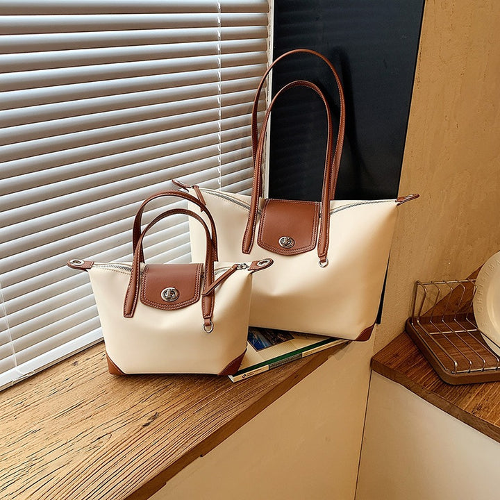 Damen vielseitige Tragetasche mit elegantem Kordelzug Nord Taschen