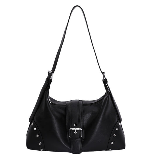 Damen Trendige Schultertasche mit dekorativem Schnallenakzent Nord Taschen