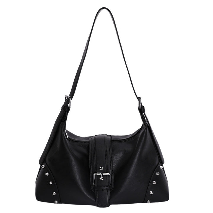 Damen Trendige Schultertasche mit dekorativem Schnallenakzent Nord Taschen