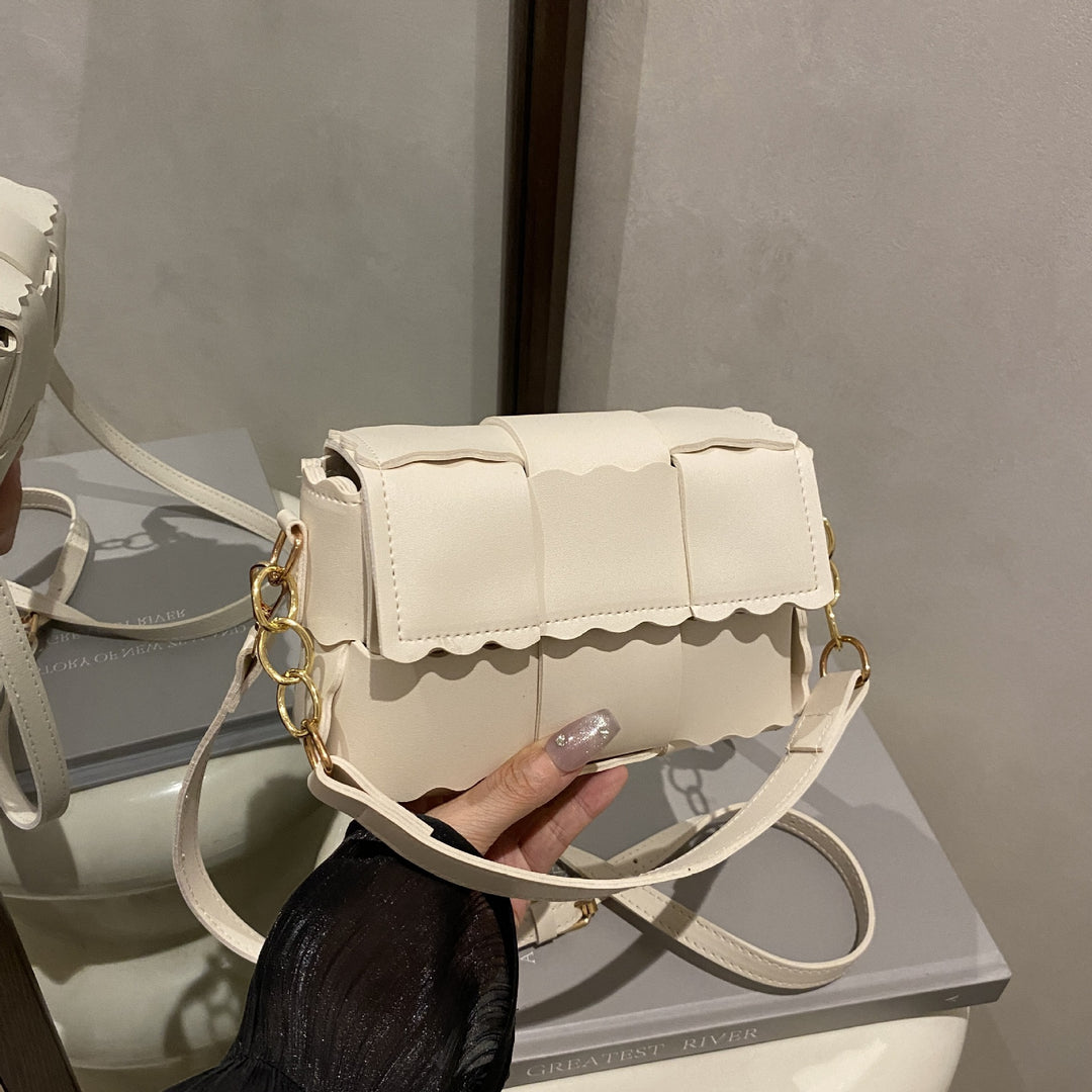 Damen elegante Mini-Umhängetasche mit strukturiertem Design Nord Taschen