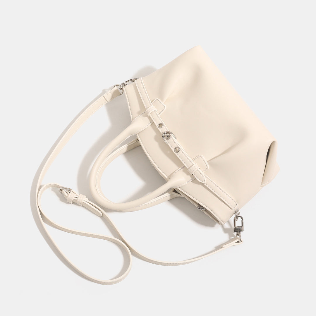 Damen Handtasche mit elegantem Kettenverschluss und verstellbarem Schulterriemen Nord Taschen