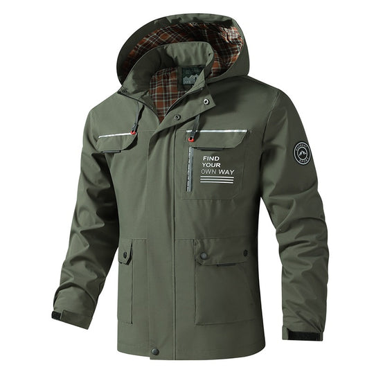 Herren Multifunktionale Outdoorjacke Nord Taschen