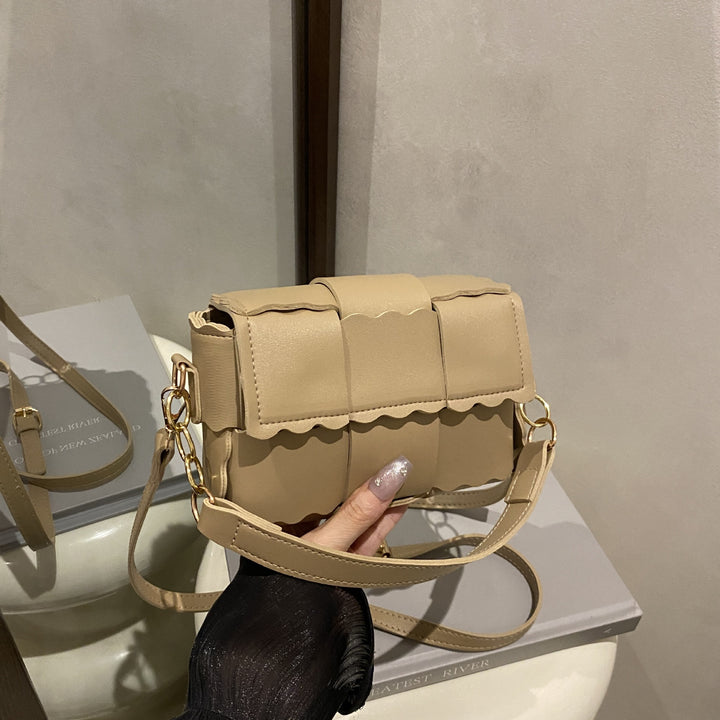 Damen elegante Mini-Umhängetasche mit strukturiertem Design Nord Taschen