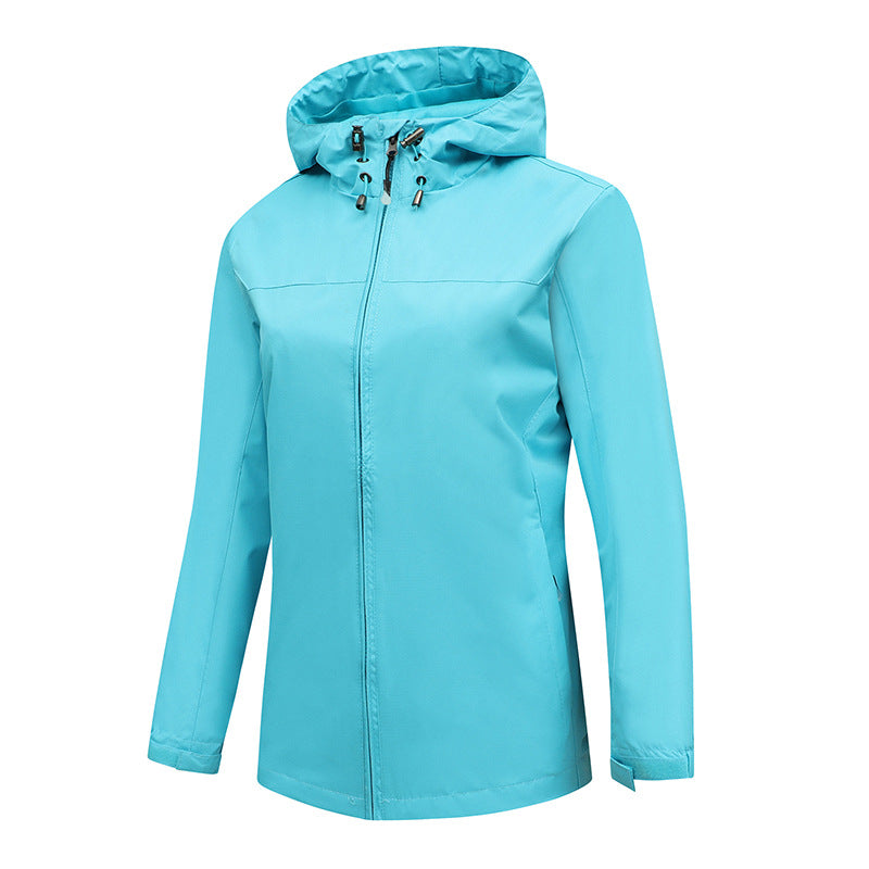 Herren Ultraleichte packbare Regenjacke mit Kapuze und verdecktem Reißverschluss Nord Taschen