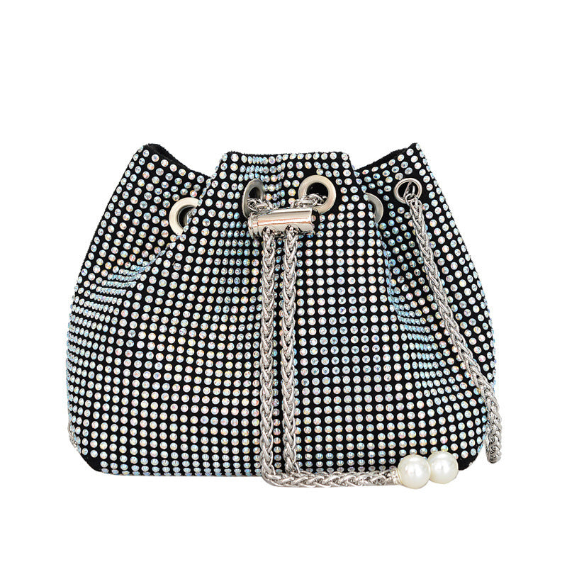 Damen modische Clutch mit Glitzerstein-Dekor Nord Taschen
