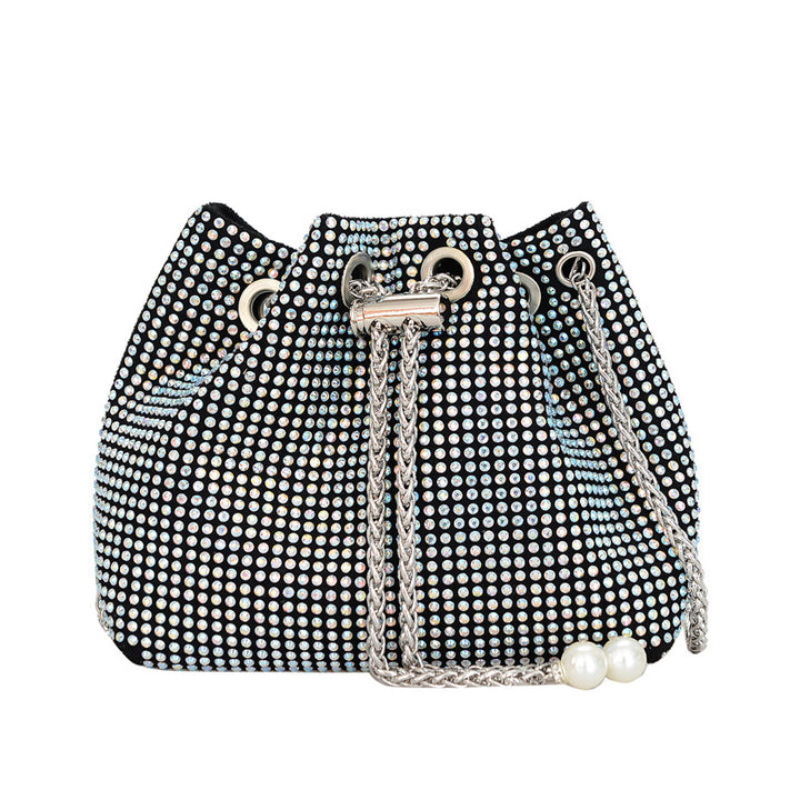 Damen modische Clutch mit Glitzerstein-Dekor Nord Taschen