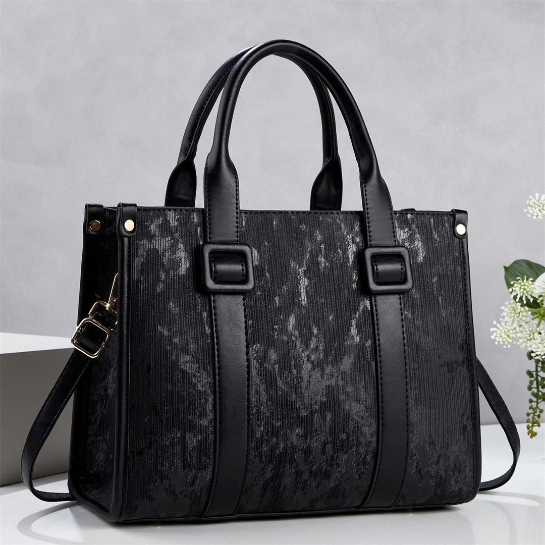 Damen elegante Handtasche mit einzigartiger Textur und abnehmbarem Schultergurt Nord Taschen