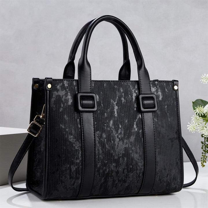 Damen elegante Handtasche mit einzigartiger Textur und abnehmbarem Schultergurt Nord Taschen