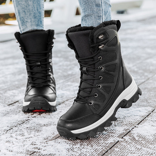 Damen Wasserdichte Winterstiefel mit isolierendem Futter und rutschfester Sohle Nord Taschen