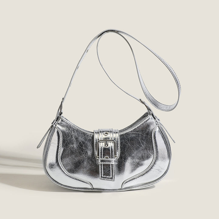 Damen Umhängetasche mit elegantem Schnallenverschluss und strukturierter Oberfläche Nord Taschen