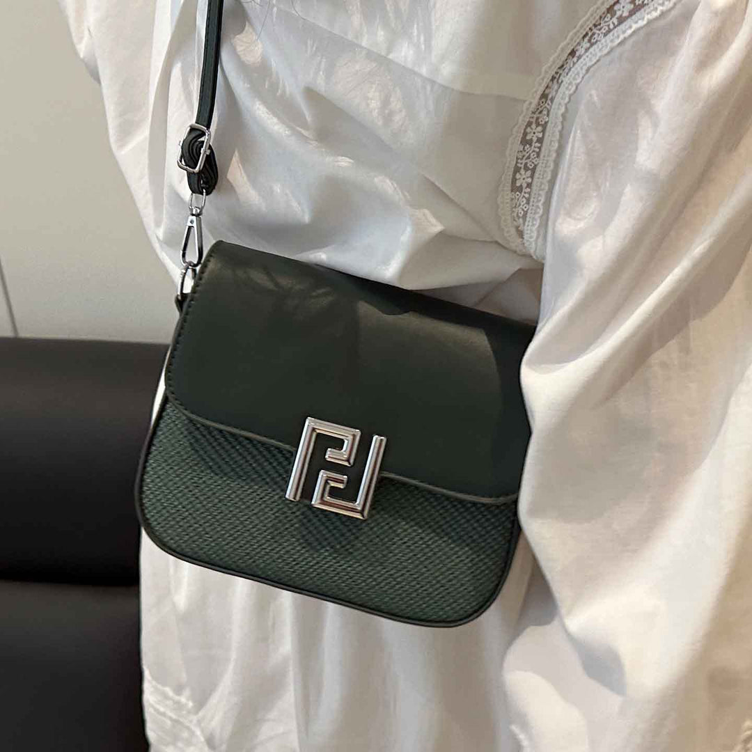 Damen Umhängetasche mit strukturiertem Design und abnehmbarem Schultergurt Nord Taschen