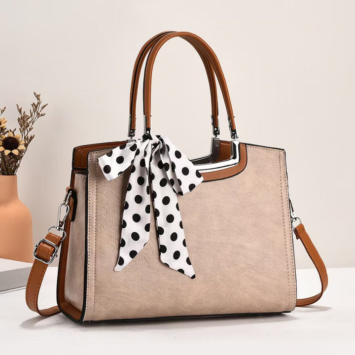 Damen Designer-Handtasche mit eleganter Zierde und abnehmbarem Schultergurt Nord Taschen