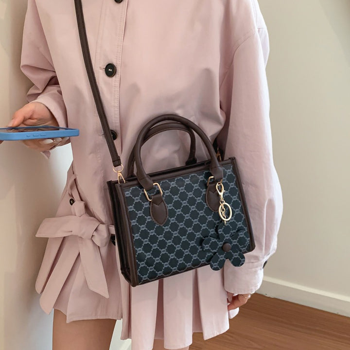 Damen elegante Handtasche im modischen Blumenmuster Nord Taschen