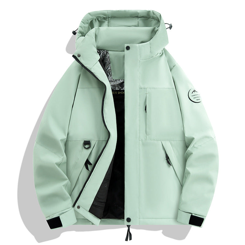 Herren Wasserdichte und atmungsaktive Softshell-Outdoorjacke Nord Taschen