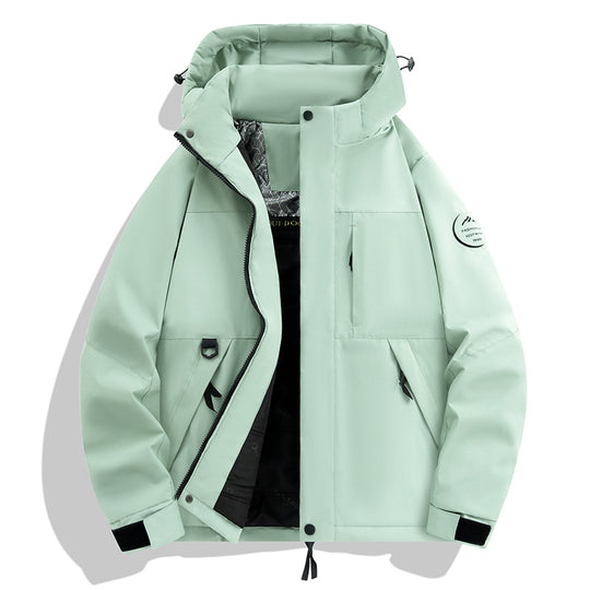 Herren Wasserdichte und atmungsaktive Softshell-Outdoorjacke Nord Taschen
