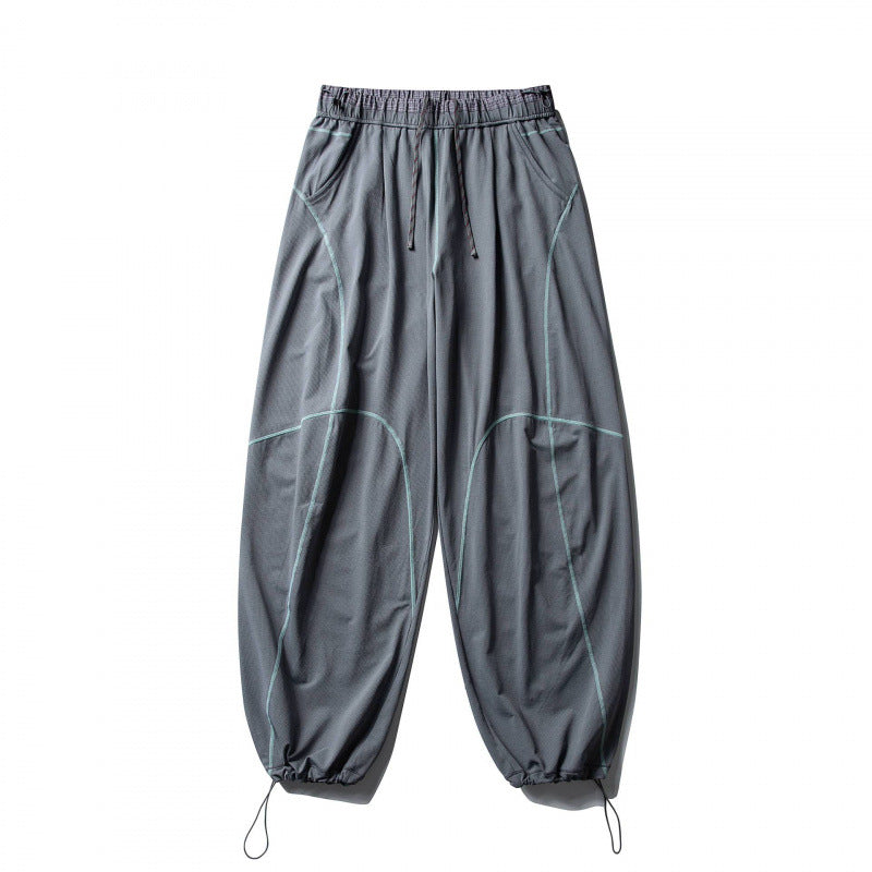 Unisex Locker geschnittene Tech-Jogginghose mit elastischem Bund, markanten Flatlock-Nähten und Kordelzug Nord Taschen