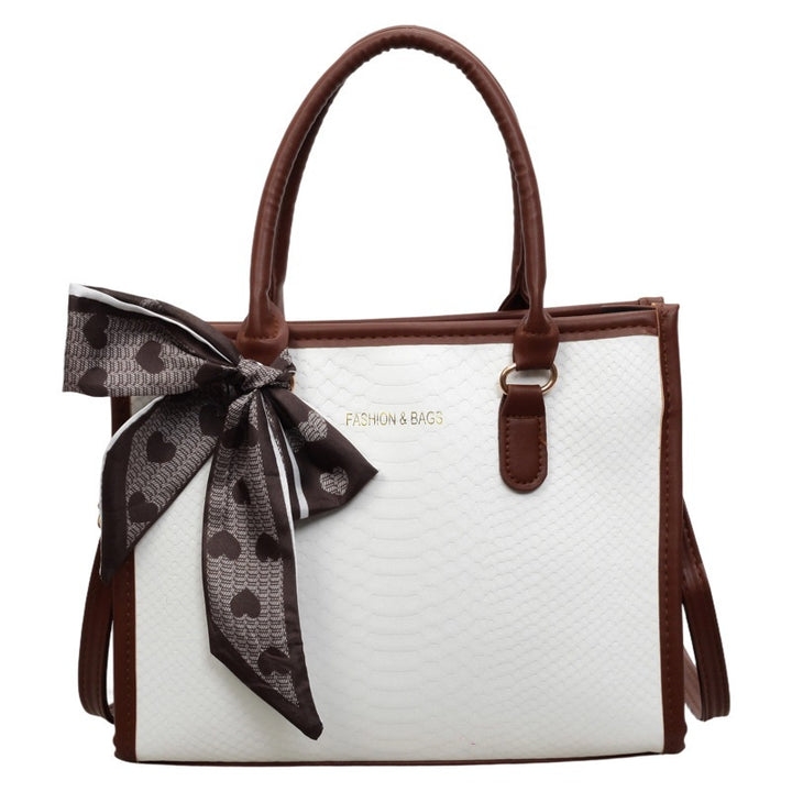 Damen stilvolle Handtasche mit dekorativem Schleifendetail Nord Taschen