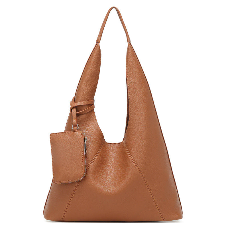 Damen Hobo-Tasche aus hochwertigem Kunstleder mit praktischen Außentaschen Nord Taschen