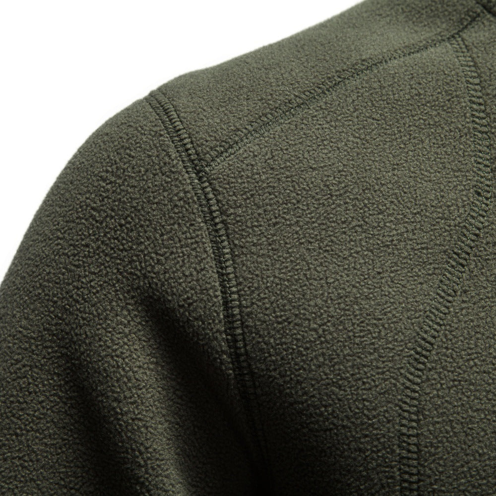 Herren Outdoor-Fleecejacke mit Stehkragen und Reißverschluss-Brusttasche Nord Taschen