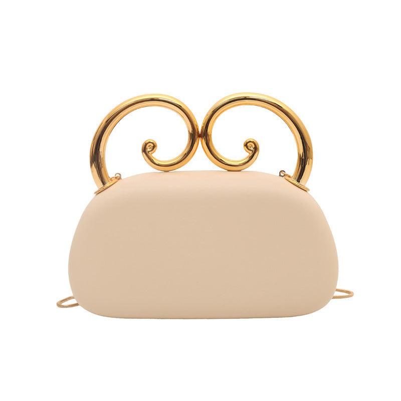 Damen originale Clutch mit elegantem spiralförmigen Verschluss Nord Taschen