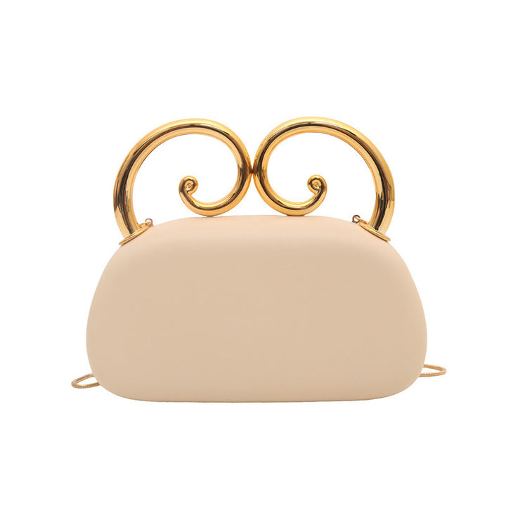 Damen originale Clutch mit elegantem spiralförmigen Verschluss Nord Taschen