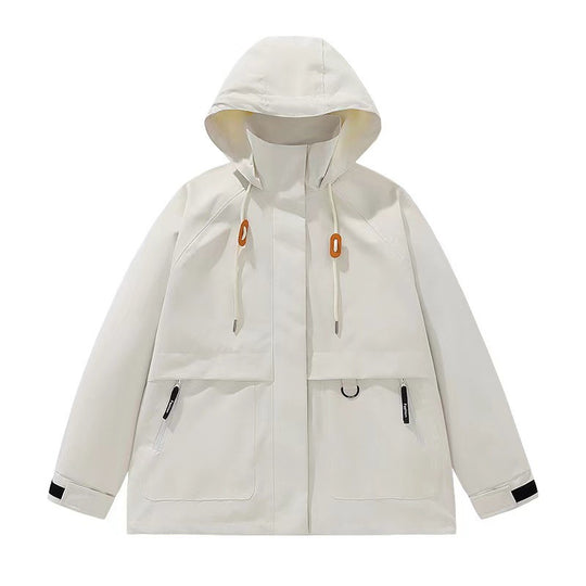 Herren Wattierte Softshell-Funktionsjacke mit Kapuze, Fleece-Innenfutter & verdecktem Reißverschluss Nord Taschen
