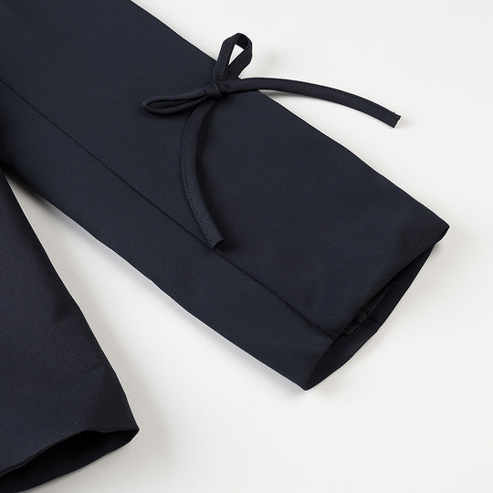 Damen Boxy‑Blazer mit dekorativen Schleifen, Reverskragen und legerer Silhouette Nord Taschen