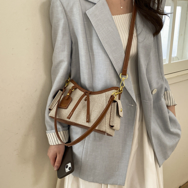 Damen Umhängetasche mit praktischen Außenfächern und elegantem Design Nord Taschen