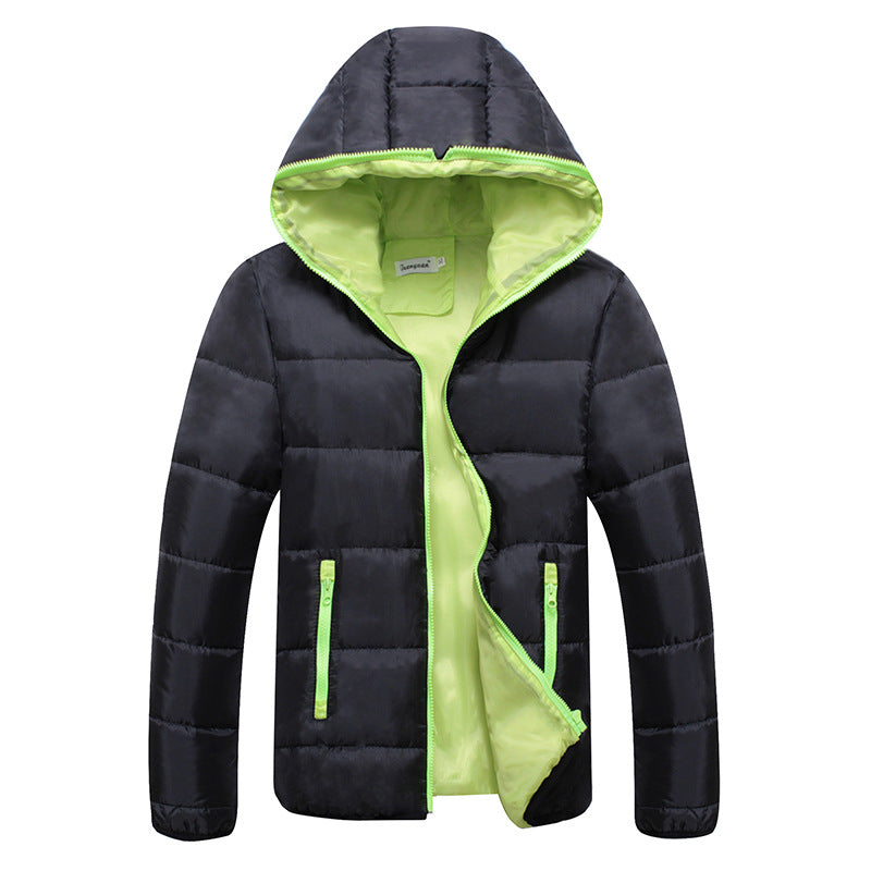 Unisex leichte Steppjacke mit wattierter Isolierung, gefütterter Kapuze und verdeckten Reißverschlusstaschen Nord Taschen