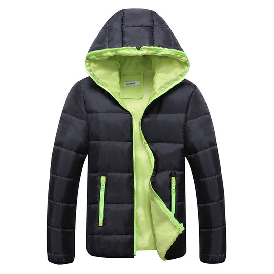 Unisex leichte Steppjacke mit wattierter Isolierung, gefütterter Kapuze und verdeckten Reißverschlusstaschen Nord Taschen