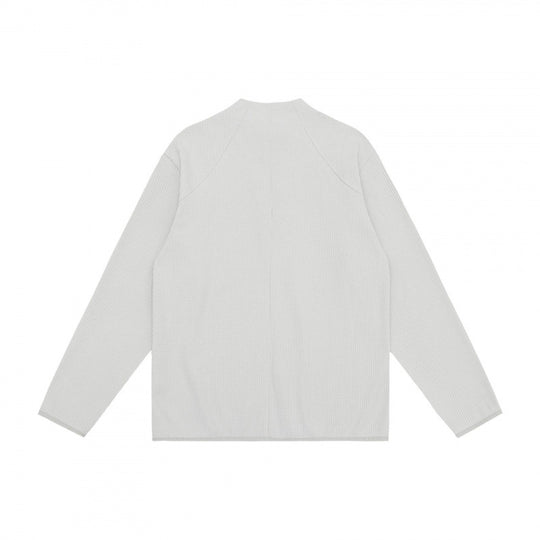 Unisex Waffelstrick-Halbzip-Pullover mit Raglanärmeln Nord Taschen