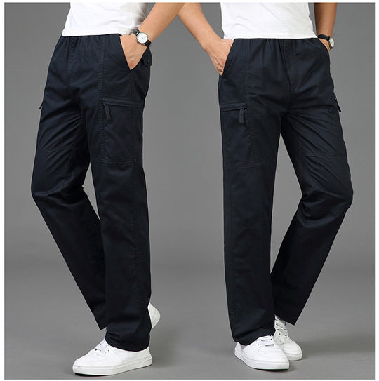 Damen Cargo-Hose mit elastischem Bund, verstärkten Nähten und multifunktionalen Taschen Nord Taschen