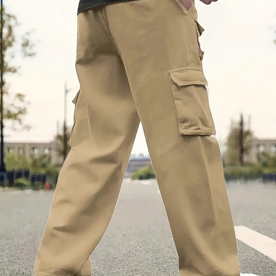 Herren Utility-Cargohose mit mehreren Klapp- und Reißverschlusstaschen Nord Taschen