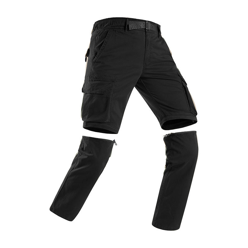 Herren Zip-off Convertible-Cargo-Hose mit abtrennbaren Beinen und Mehrfachtaschen Nord Taschen