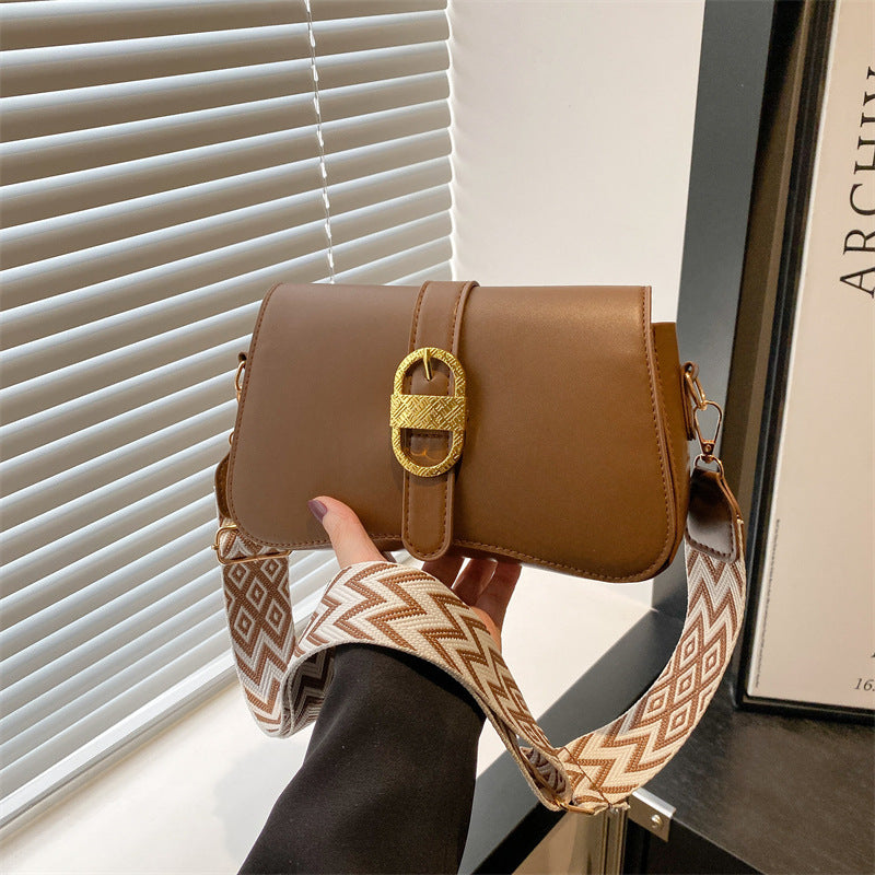 Damen Umhängetasche aus strukturiertem Kunstleder mit elegantem Verschluss Nord Taschen