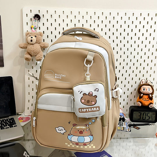 Damen Freizeit-Rucksack mit kreativen Tiermotiven und multifunktionalen Fächern Nord Taschen