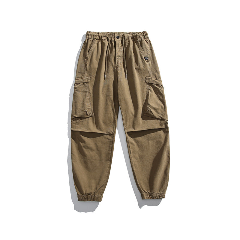 Herren Loose‑Fit Utility‑Cargohose mit Tunnelzugbund, Kniepaneelen und großen Klappentaschen Nord Taschen