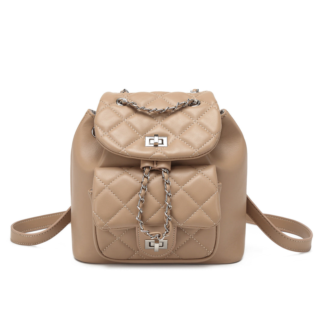 Damen Rucksack mit eleganter Steppung und praktischer Außentasche Nord Taschen