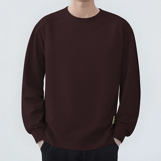 Herren Lässiges Oversize-Sweatshirt mit Raglanärmeln und angerauter Innenlage Nord Taschen