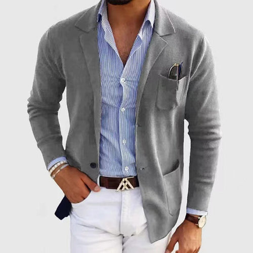 Herren elegante Strickjacke