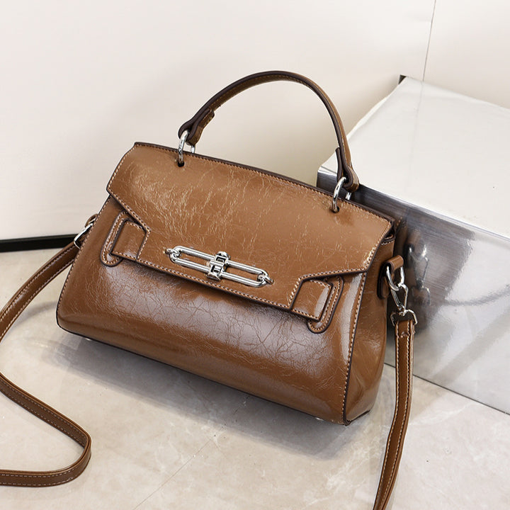 Damen elegante Umhängetasche mit hochwertigem Leder und verstellbarem Tragegurt Nord Taschen