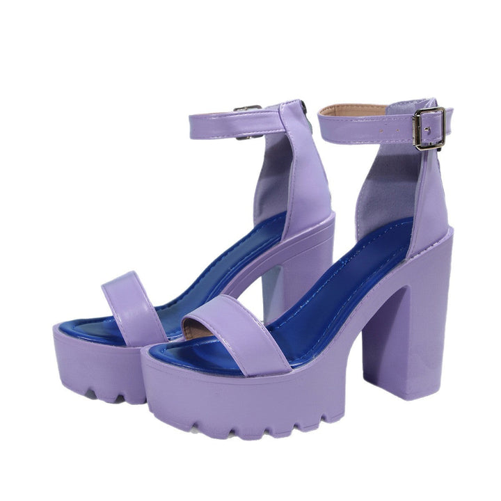 Damen Hochhackige Sandalen mit komfortablem Plateau