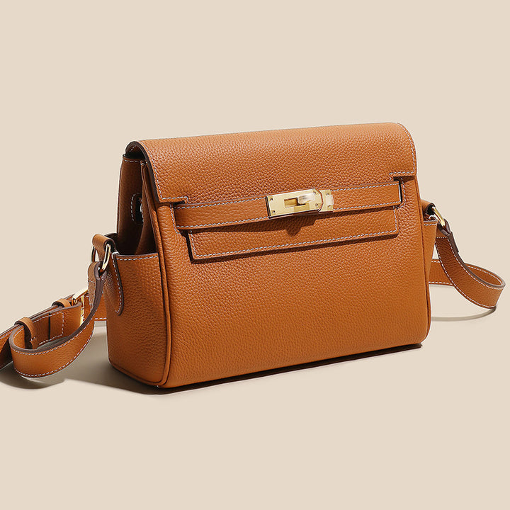 Damen Umhängetasche mit eleganter Klappenverschluss und verstellbarem Schulterriemen Nord Taschen