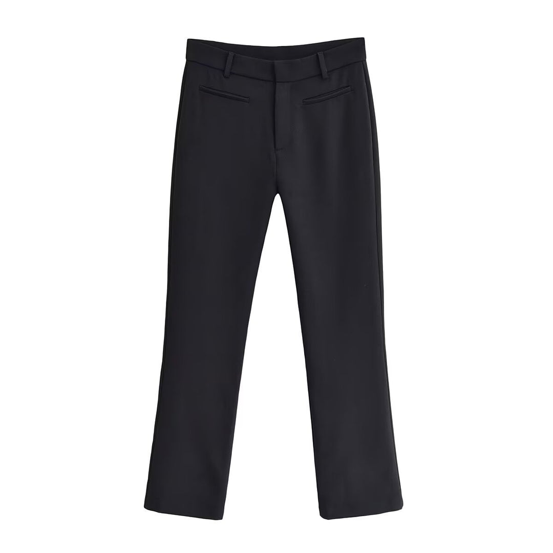 Damen Taillierter Cropped-Blazer mit Prinzessnähten und 5-Knopfreihe Nord Taschen
