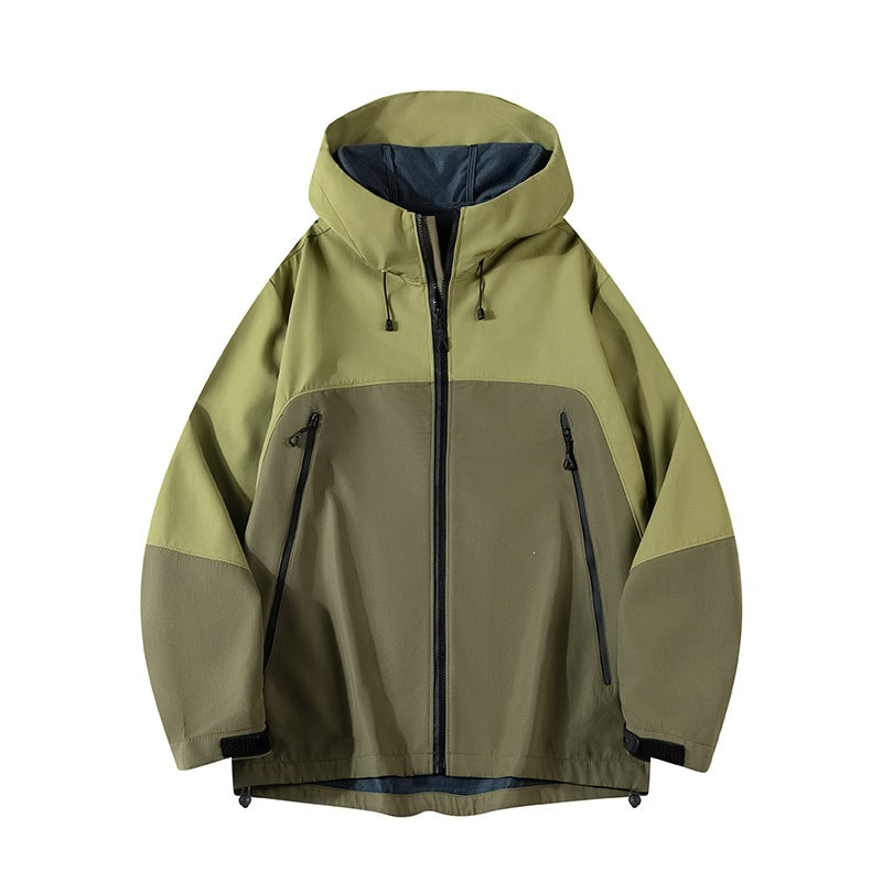 Herren Hybrid-Softshelljacke mit Kapuze, atmungsaktivem Fleece-Innenfutter & verdeckten Reißverschlusstaschen Nord Taschen