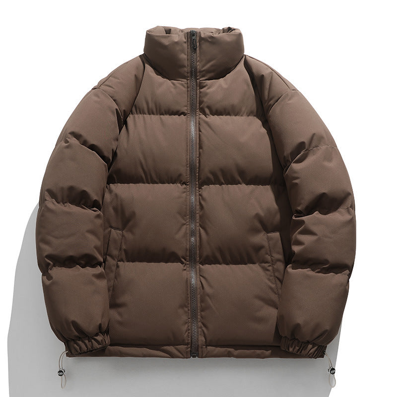 Unisex Wattierte Stepp-Übergangsjacke mit hohem Kragen und verstellbarem Saum Nord Taschen